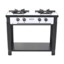 Ver imagem 1 de Fogão Profissional 2 Bocas Venâncio Linha Bravo Branco