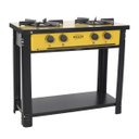 Ver imagem 1 de Fogão Profissional 2 Bocas Venâncio Linha Bravo Amarelo