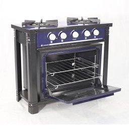 Fogão Profissional 2 Bocas Venâncio Linha Bravo Azul com Forno - 2