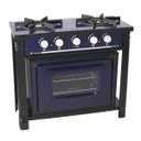 Ver imagem 1 de Fogão Profissional 2 Bocas Venâncio Linha Bravo Azul com Forno