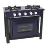 Fogão Profissional 2 Bocas Venâncio Linha Bravo Azul com Forno - 1