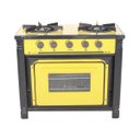 Ver imagem 2 de Fogão Profissional 2 Bocas Venâncio Linha Bravo Amarelo com Forno