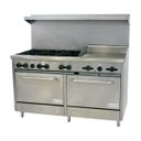 Ver imagem 1 de Fogão Industrial Americano 6 Bocas com 2 Fornos Baixa Pressão Fa6C2F