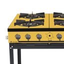 Ver imagem 2 de Fogão Profissional 4 Bocas Venâncio Linha Bravo Amarelo