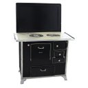 Ver imagem 1 de Fogão a Lenha 01 Venâncio Gabinete e Tampa Tradicional Preto