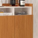 Ver imagem 5 de Buffet Aparador Cantinho do Café 2 Portas - Mod.2027 Cor:nature/off White