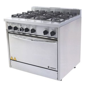 Fogão Don Bidone 6 Bocas Venâncio com Forno Baixa Pressão