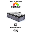 Ver imagem 6 de Cama Box Solteiro com Baú 88x188 com Colchão Gransleep Ecoflex Molas Verticoil Suede