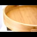 Ver imagem 4 de Bandeja Redonda Funda Bambu Eco Prime 30cm com Alça - Tuut