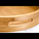 Ver imagem 2 de Bandeja Redonda Funda Bambu Eco Prime 30cm com Alça - Tuut