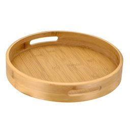 Bandeja Redonda Funda Bambu Eco Prime 30cm com Alça - Tuut - 1