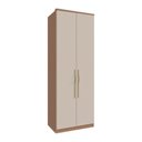Ver imagem 1 de Guarda Roupas 2 Portas 841mm Setiba Plus Rimo Carvalho/off White
