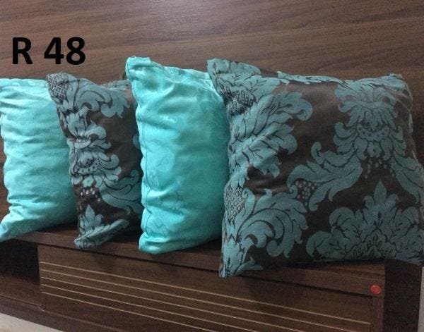 Almofadas Decorativas Quarteto kit com 4 tecido em Jaguard- Cor 34 - 1
