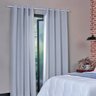 Cortina Longa para sala/quarto Calais 4,00 x 2,50m Santista - Prata - 1