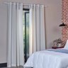 Cortina Longa para sala/quarto Calais 4,00 x 2,50m Santista - Creme - 1