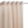 Cortina Longa para sala/quarto Calais 4,00 x 2,50m Santista - Creme - 2