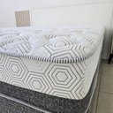 Ver mais imagens de Colchão Queen Molas Ensacadas 30cm x 158cm Oxford Arte Cúbica Cinza