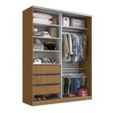 Ver imagem 5 de Guarda Roupa Solteiro 2 Portas 3 Gavetas Rc 2003 Linha Roupeiros Emovell