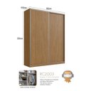 Ver imagem 2 de Guarda Roupa Solteiro 2 Portas 3 Gavetas Rc 2003 Linha Roupeiros Emovell