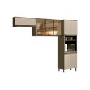 Ver imagem 1 de Kit de Cozinha Modulada 3 Peças Connect (2 Armários + 1 Paneleiro) CPT16 Duna/Cristal - Henn