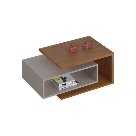 Mesa de Centro Diva Jcm Móveis Cinamomo/off