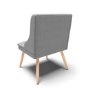 Ver imagem 6 de Kit 02 Cadeiras de Jantar Liz Linho Grafite A26 Pés Palito Natural – D’Rossi