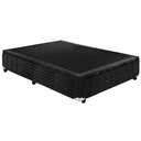 Ver imagem 6 de Cama Box Baú Casal: Colchão Espuma Polar D23 Pérola + Base CRC Suede Black(138x188)