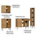Ver imagem 5 de Armário de Cozinha Completa 201cm Rustic Emilly Sing Madesa 01