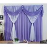 Cortina Jessica 3,00m x 2,80m com Voal- Lilás - 1