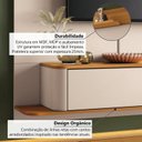 Ver imagem 6 de Painel Home para TV até 70 Polegadas 165x180cm Orgânico com 2 Portas Dionisio Espresso Móveis