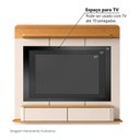 Ver mais imagens de Painel Home para TV até 70 Polegadas 165x180cm Orgânico com 2 Portas Dionisio Espresso Móveis