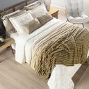 Ver imagem 2 de Cobertor Manta Tuffy Ultrasoft Flannel Queen 2,40m X 2,20m Degradê 01 Peça - Gold
