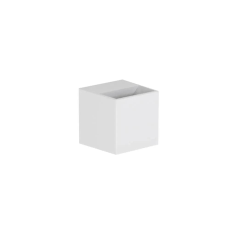 Arandela Mini Led 2w Branco Quente Cubo Bivolt - Branco - 110v/220v