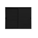Ver imagem 1 de Veneziana 3 Folhas Móveis Aluminio Preto 1,00x1,00 Linha 18 Modular