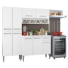 Armário de Cozinha Compacta Branco Emilly Top Madesa - 3