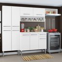 Ver imagem 1 de Armário de Cozinha Compacta Branco Emilly Top Madesa