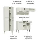Ver imagem 5 de Armário de Cozinha Compacta Branco Emilly Top Madesa