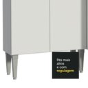 Ver mais imagens de Armário de Cozinha Compacta Branco Emilly Top Madesa