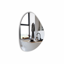 Ver imagem 2 de Espelho Orgânico Lapidado com Led 57x37cm Led À Pilha ou Fonte:branco Quente Fonte