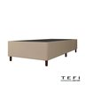 Base Box Solteiro Tefi 88x1.88 Corino Bege - 2