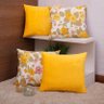 Kit de Almofada Lorena 04 Peças com Refil-Amarelo - 1