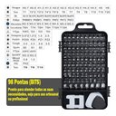 Ver mais imagens de Kit Ferramentas 115 em 1 Chaves de Precisão Fenda Philips Torx Etc Conserto de Celular e Outros Elet