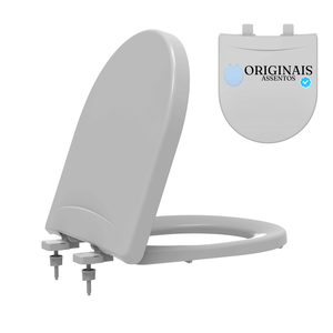 Assento Sanitário Riviera Nexo Neo Liss Cinza