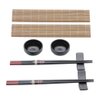 Conjunto para Sushi 4 Pessoas Lyor Esteira Molheira Suporte Hashi Yokohama Japonês - 4