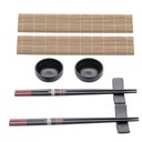 Ver imagem 4 de Conjunto para Sushi 4 Pessoas Lyor Esteira Molheira Suporte Hashi Yokohama Japonês