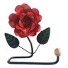 Porta Papel Higiênico de Parede em Ferro com Rosa:vermelho - 1