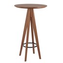 Ver imagem 1 de Mesa Decorativa Bistro Madeira Maciça Ozil Imbuia - Gran Belo