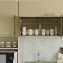 Ver mais imagens de Armário de Cozinha 5 Peças Urban02 Balcão com Pia 120cm K02 Freijó/Vanilla - Mpozenato