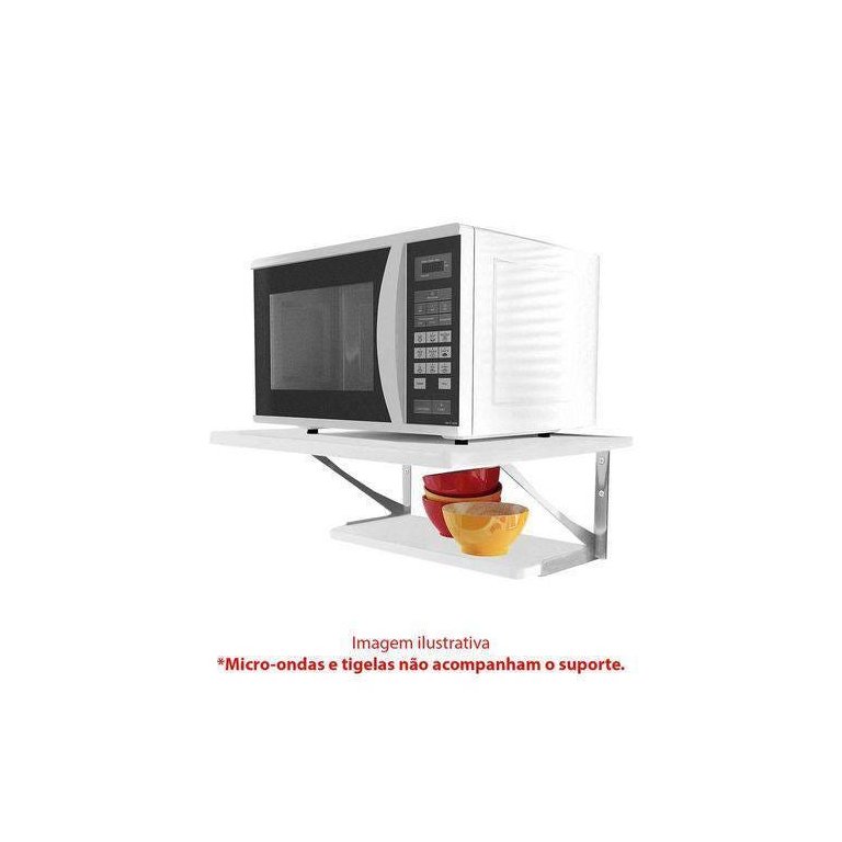 Suporte Para Micro-ondas Multivisão Branco - 2Z-UV