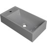 Cuba de Apoio Retangular para Banheiro Lavabo Roma C01 Rl545w Cinza - Lyam - 1